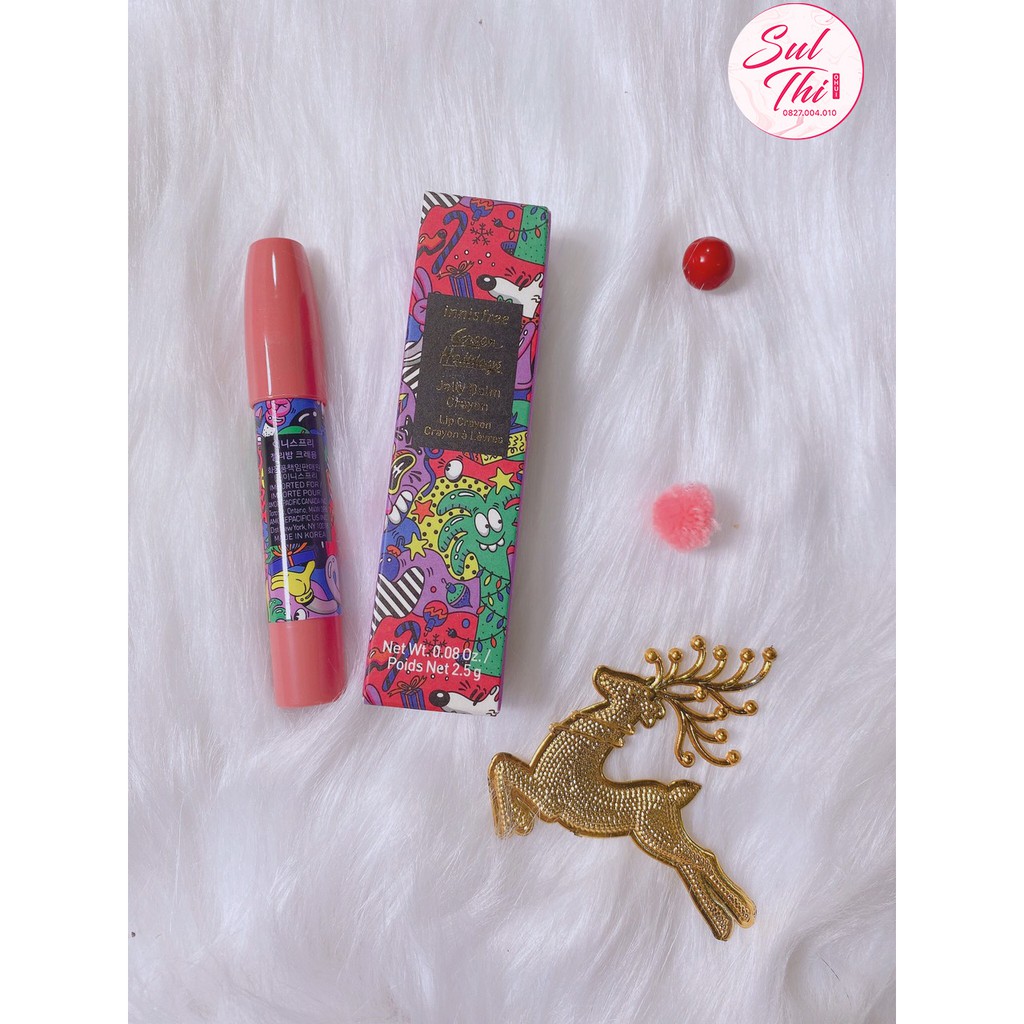Son bút chì innisfree Green Holidays Jelly Balm (Limited) | BigBuy360 - bigbuy360.vn