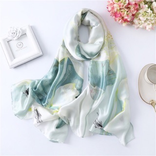 [HOT] Khăn Lụa Dài - Khăn Choàng Cổ Bốn Mùa Thanh Lịch Cho Nàng Size 90x180 cm