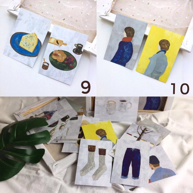 Postcard 2 mặt trang trí dán tường | BigBuy360 - bigbuy360.vn