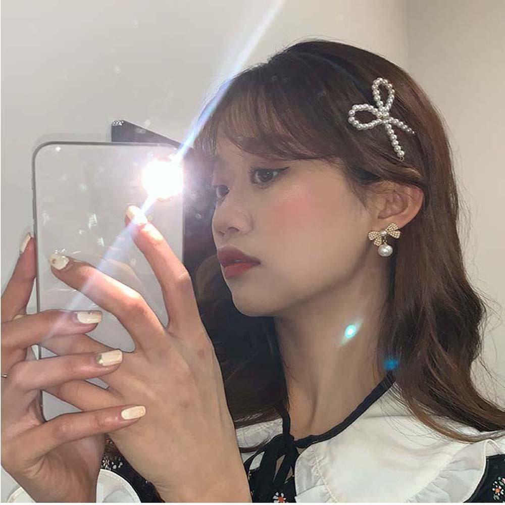 ANEMONE Băng Đô Cài Tóc Màu Đen Phong Cách Retro Thanh Lịch Cho Nữ