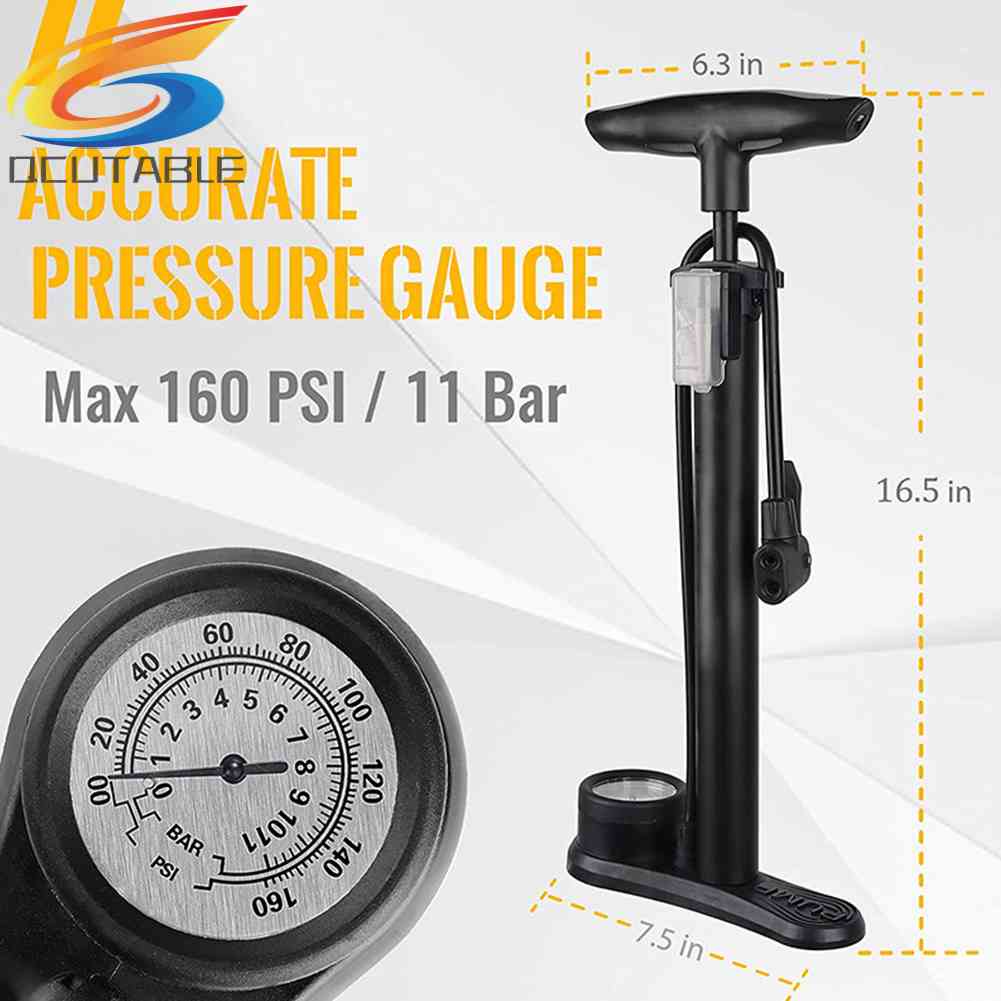 Ống Bơm Xe Đạp Áp Suất Cao Tiện Lợi Dễ Sử Dụng