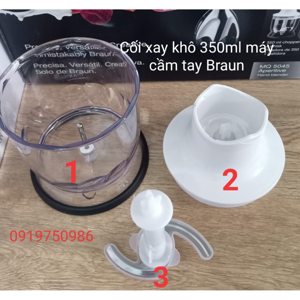 Cối xay nhỏ 350ml dùng cho máy xay MQ5000/ MQ5035/ 5045 - Kho buôn linh kiện gia dụng