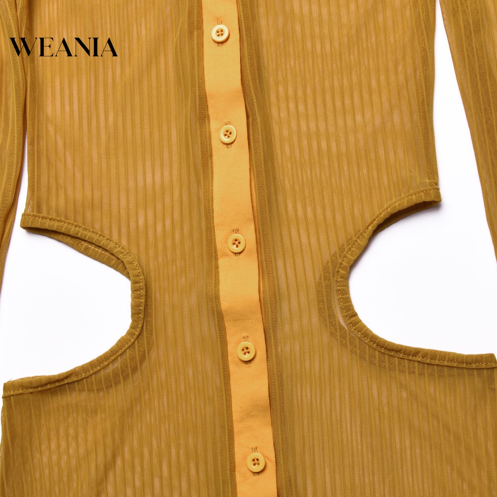 Đầm Maxi Tay Dài Thiết Kế Xuyên Thấu Quyến Rũ