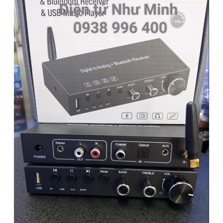 Dac audio cao cấp - chuyển quang / bluetooth / usb ra av/3.5mm