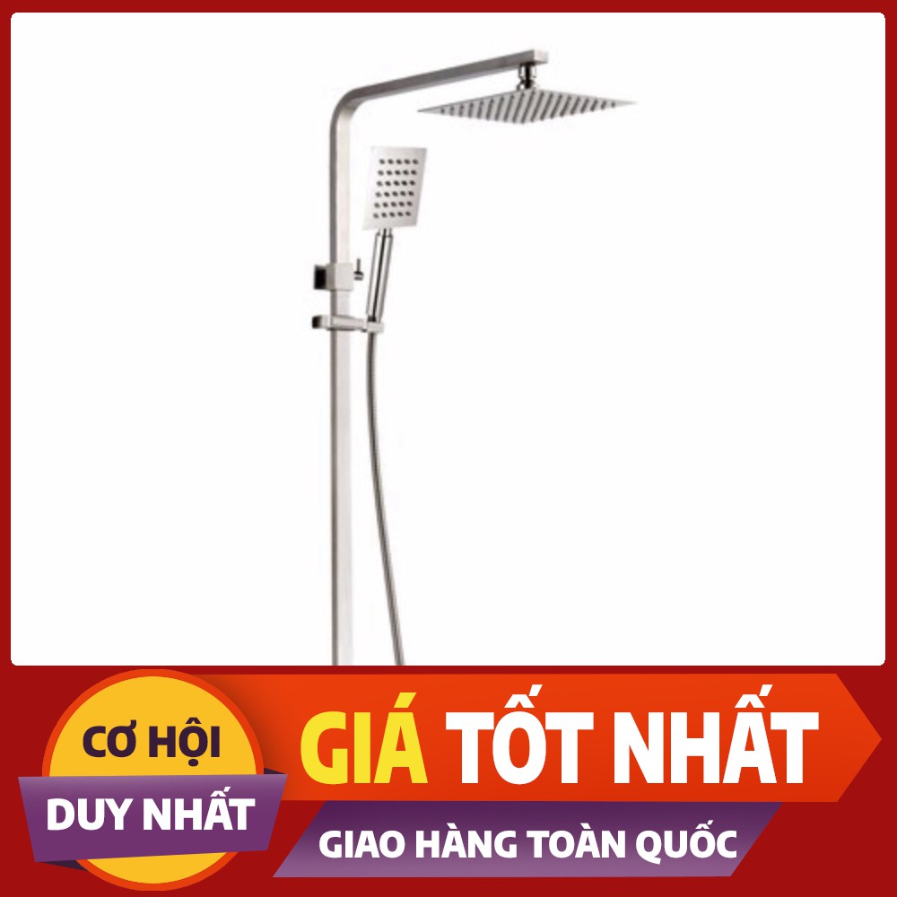 Bộ sen cây vuông Inox 304 nóng lạnh cao cấp SC 16