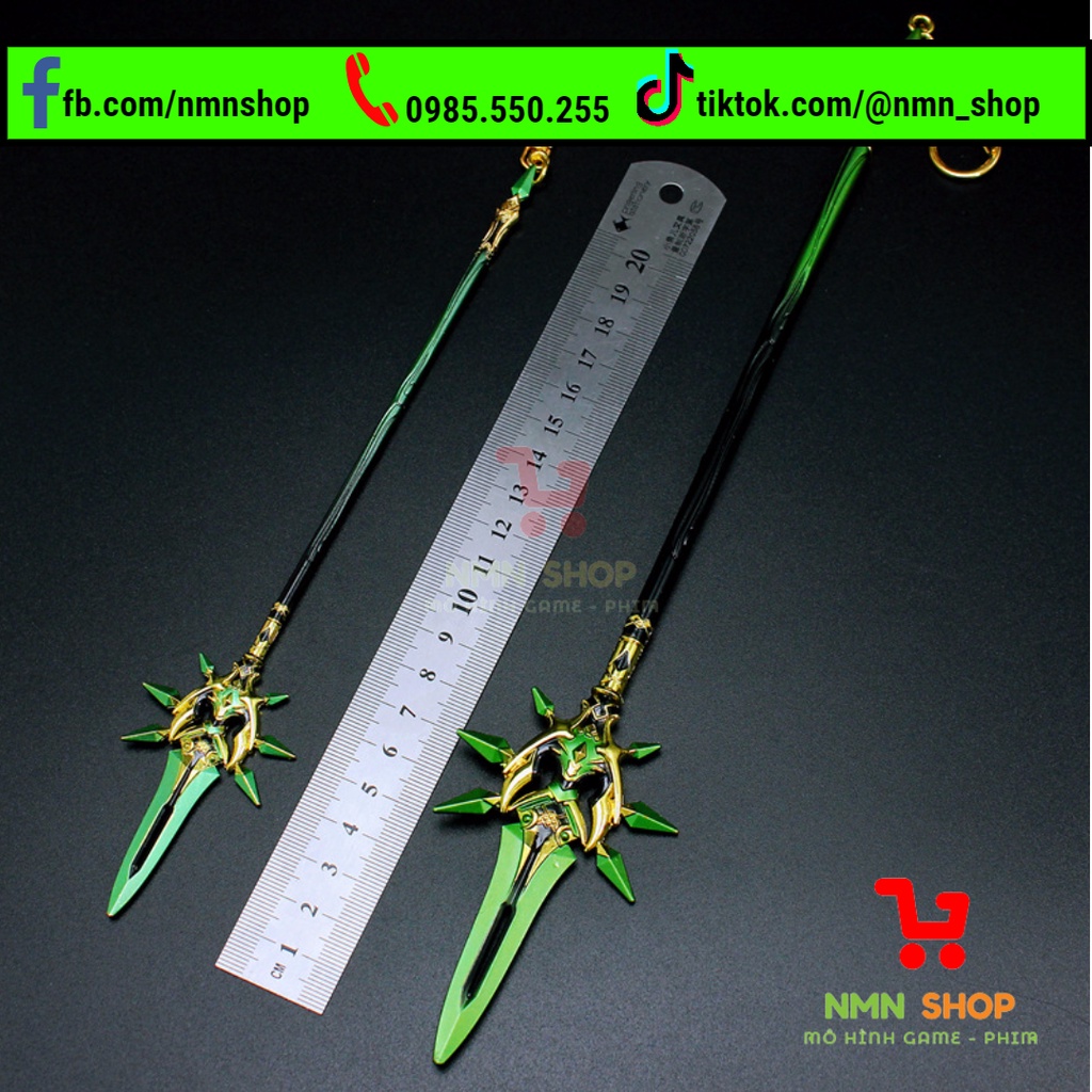 Mô hình game Genshin Impact - Primordial Jade-Winged Spear (Hòa Phác Diên) 30cm