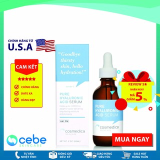 Serum cấp nước Cosmedica Pure Hyaluronic Acid (60mL)