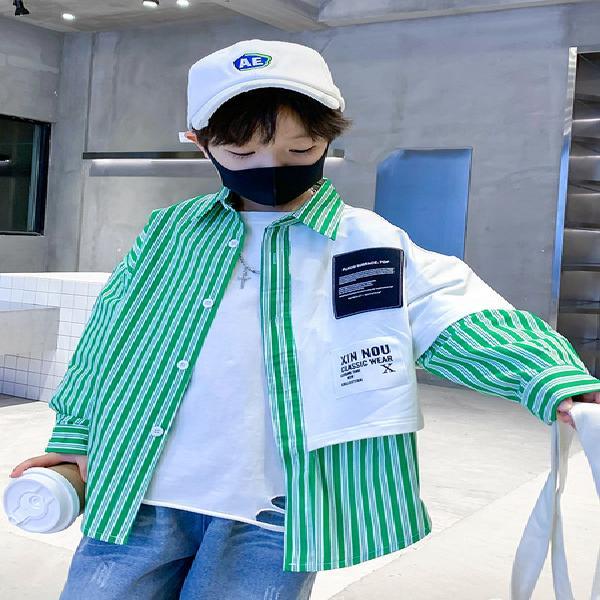 Áo Thun Thời Trang Mùa Xuân Hàn Quốc 2022 Dành Cho Bé Trai Mới