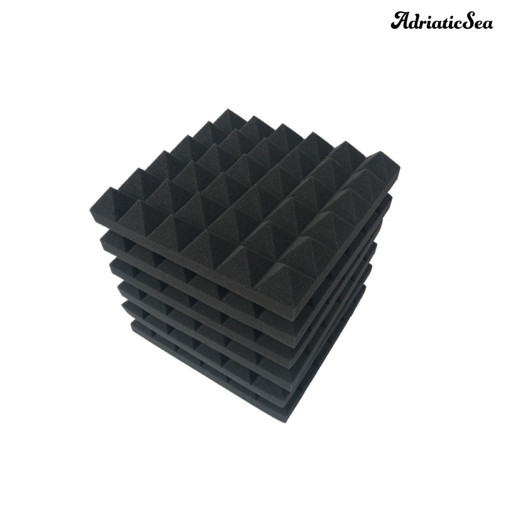 Set 6 miếng xốp cách âm cho phòng thu 25x25x5cm