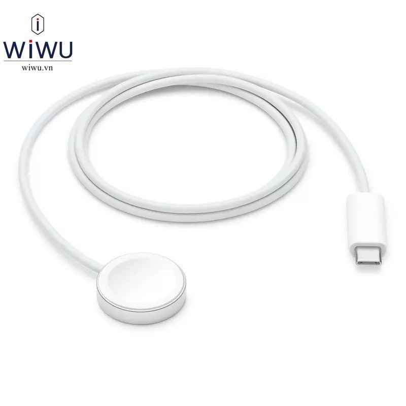 Đế Cáp sạc WIWU M 9 chân sạc Type C cho Đồng hồ thông minh AW  7 , 6 , 5 , SE , 4 , 3 , 2 , 1. Bảo hành 6 tháng full box