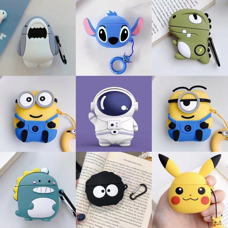 Vỏ Bảo Vệ Hộp Sạc Tai Nghe No.2 Lenovo LP1S Mềm Hình Phi Hành Gia