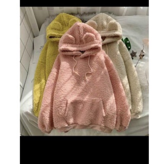 ÁO HOODIE LÔNG CỪU NAM NỮ UNISEX -ÁO LÔNG SIÊU ẤM PHONG CÁCH HÀN QUỐC ULZZANG QTVN | BigBuy360 - bigbuy360.vn
