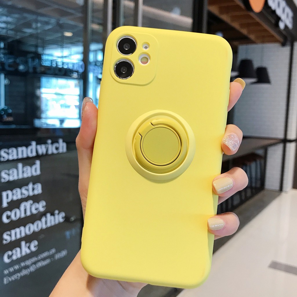 Ốp Lưng Silicon Dẻo Kèm Ring Có Lót Nỉ iP 6 Plus/.../12 Promax - Minh An Saigon [Part 1/2]