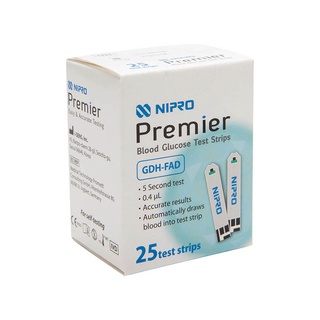 Que thử đường huyết Nipro Premier 25 que