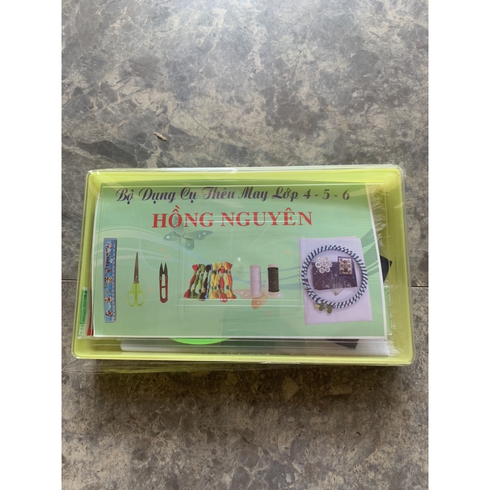 ( 5 Bộ ) Bộ Dụng Cụ May Thêu Lớp 4 5 6 Lớn Và Nhỏ Hồng Nguyên Camshop