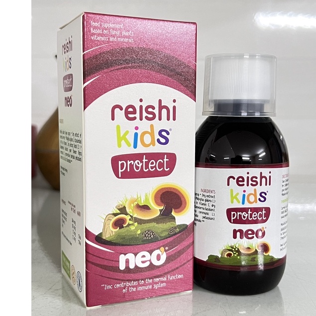 Tăng đề kháng Reishi kids protect neo tăng miễn dịch đường hô hấp trên mũi họng.suckhoechomoinha