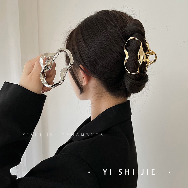 Kẹp Tóc Cá Mập Lớn Bằng Acrylic Hàn Quốc