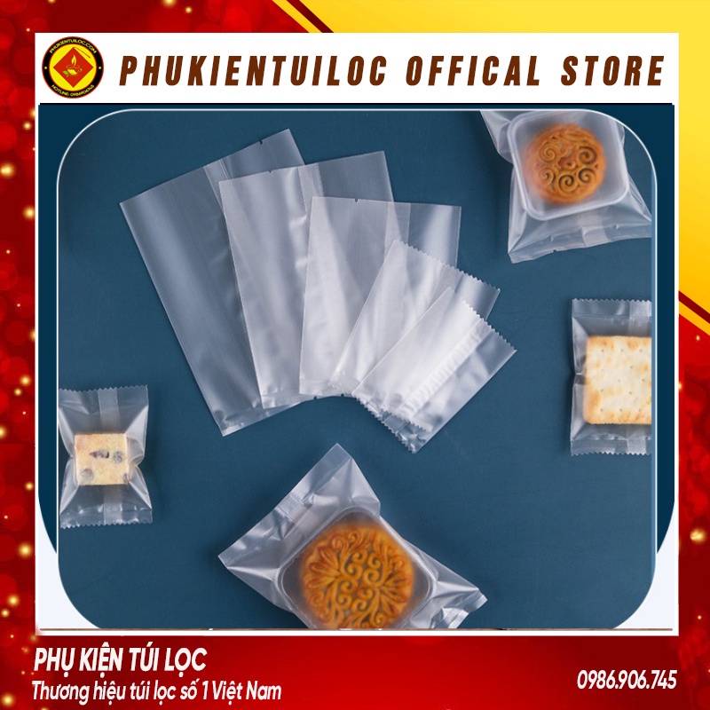 Set 100 Túi đựng bánh cookie/ bánh quy/ trà hoa nhiều kích thước- Phukientuiloc.com