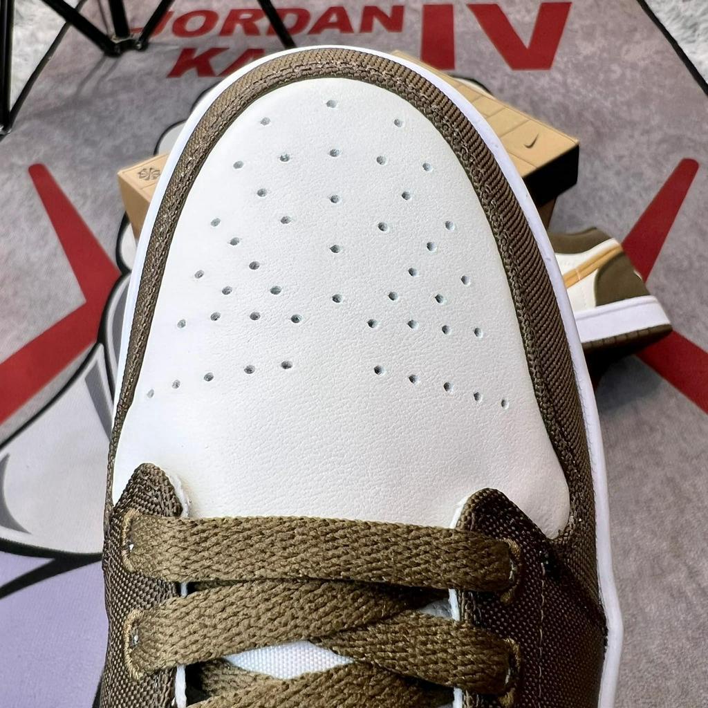 Giày sneaker cổ thấp Jordan 1 Low SE '' Light Olive Mẫu mới 2023 bản Like.au đủ size nam nữ Fullbox