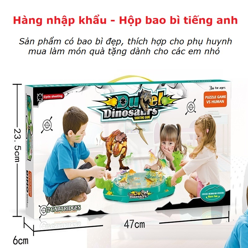 Bộ đồ chơi khủng long đại chiến BBS. Đồ chơi trẻ em giải trí tương tác hấp dẫn cho bé trai, bé gái