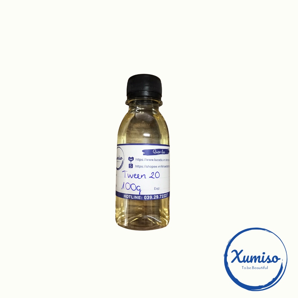 100G Chất nhũ hoá Polysorbate 20 - Tween 20