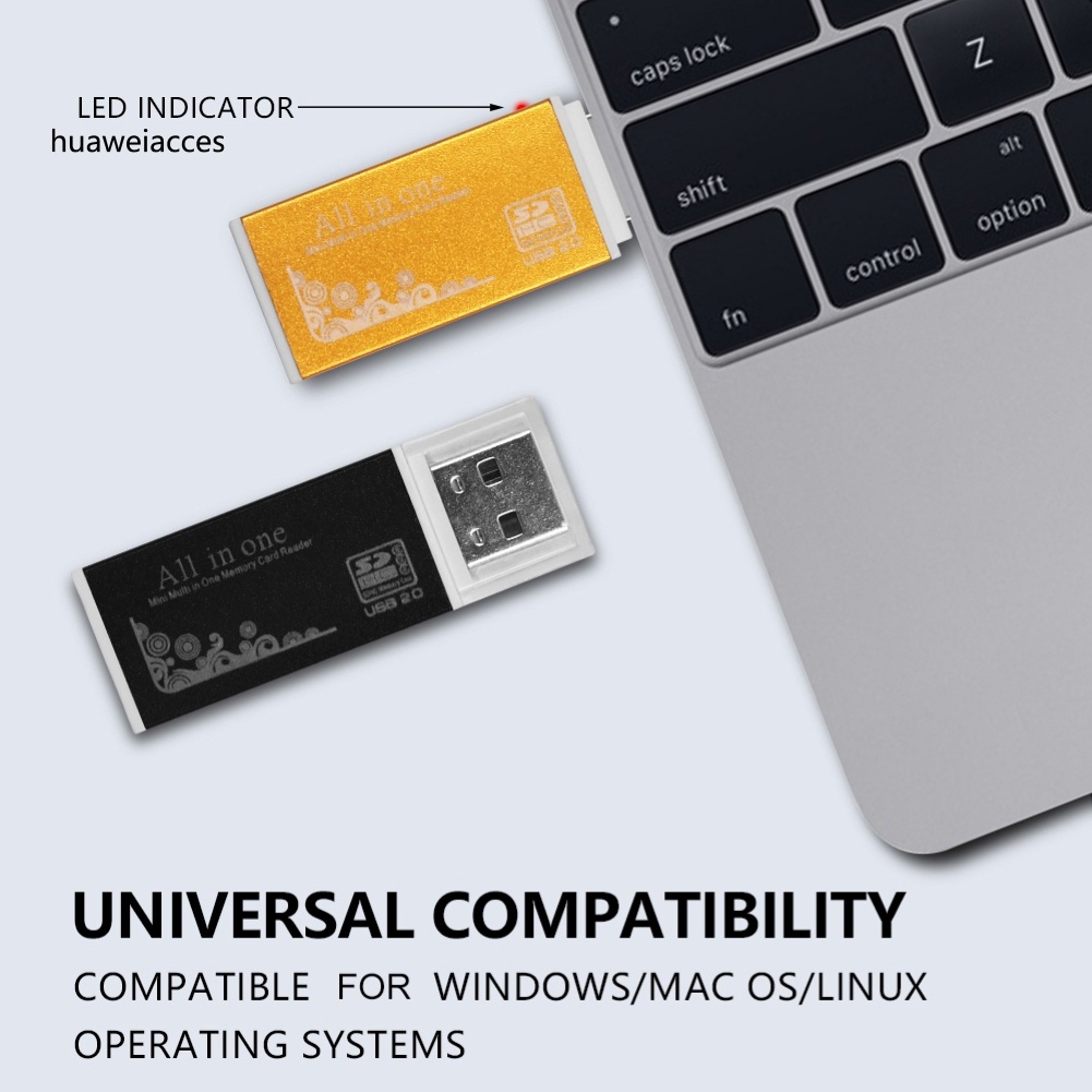 Đầu Đọc Thẻ Nhớ Hua Usb 2.0 Micro-Sd / Tf / Ct / Ms / Sdhc / Mmc | WebRaoVat - webraovat.net.vn