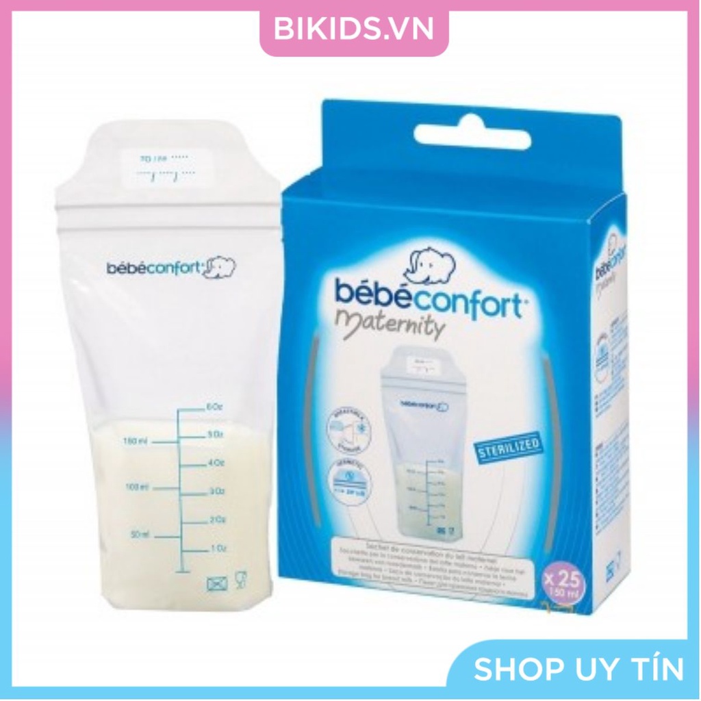 Túi trữ sữa BebeConfort (hộp 25c x 150ml)