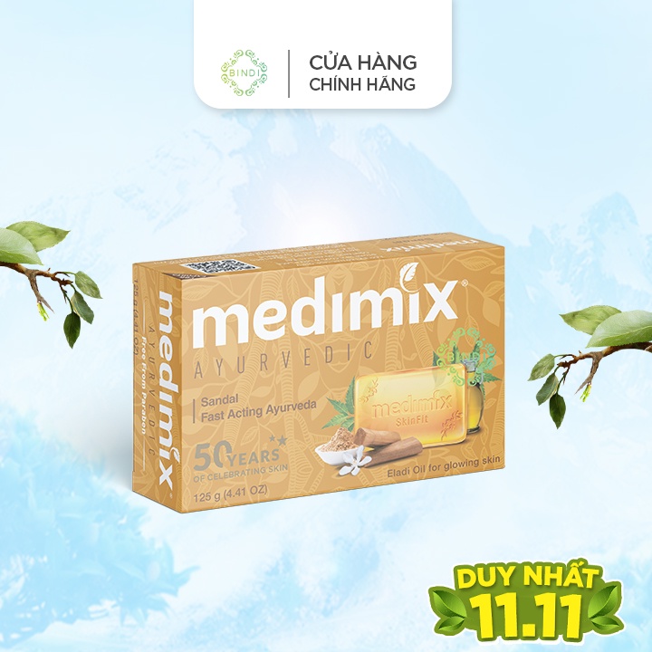 [Mã FMCGMALL -8% đơn 250K] Xà Phòng Medimix Đàn Hương 125g