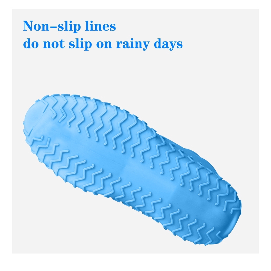 Set 2 vỏ bọc giày Silicone đi mưa chống nước chống trượt chất lượng cao