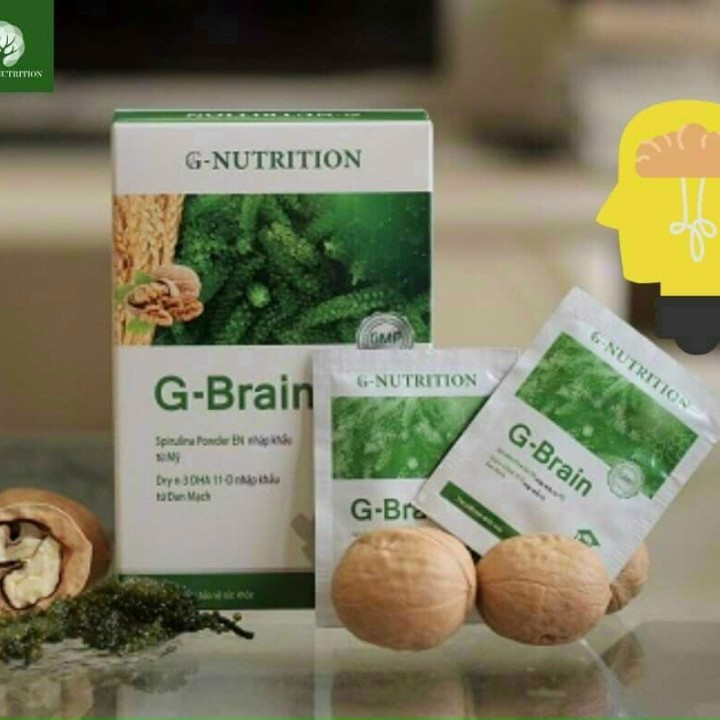 {Mua 3 tặng 1+ tặng khóa học} Cốm sữa tảo non G-Brain - Hỗ trợ bổ sung DHA, các Vitamin hỗ trợ phát triển não bộ cho trẻ