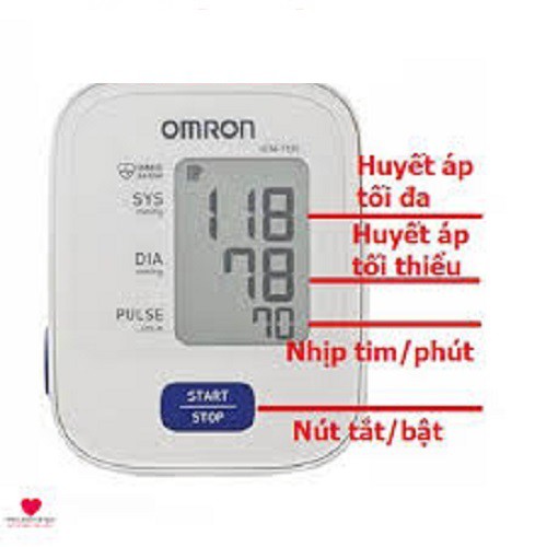 Máy Đo Huyết Áp Bắp Tay Omron HEM-7120-Hàng chính hãng giá siêu khuyến mại