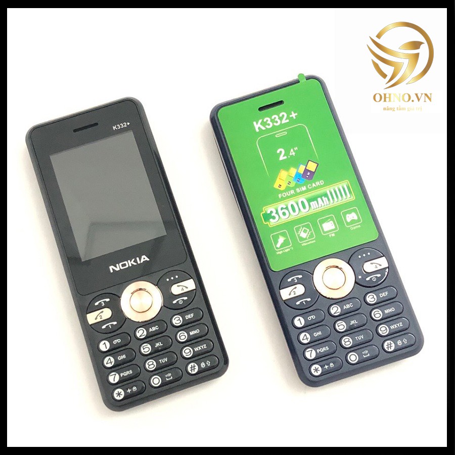 Điện Thoại Phổ Thông Giá Rẻ Nokia 4 Sim 4 Sóng Điện Thoại Đập Đá Cho Người Già - OHNO Việt Nam | BigBuy360 - bigbuy360.vn