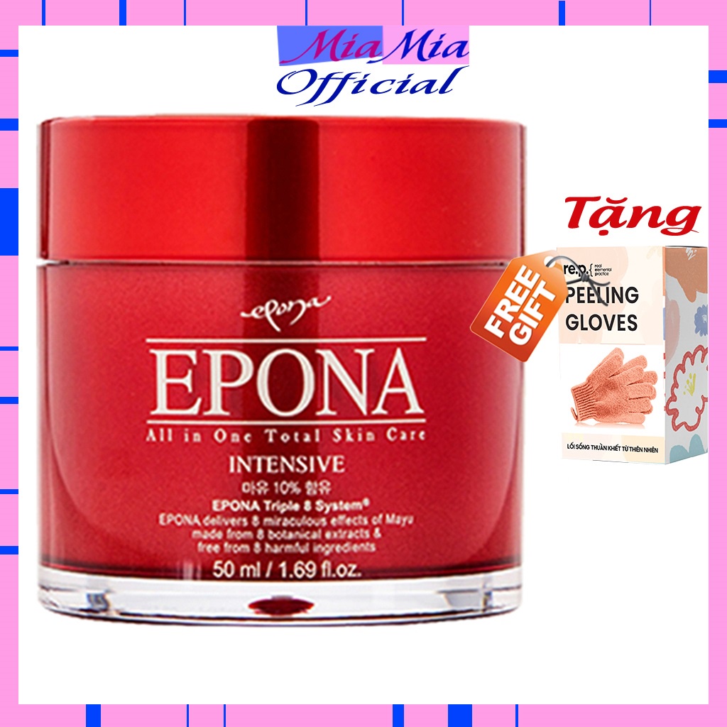 Kem Dưỡng Da EPONA Ngựa Dưỡng Da Căng Bóng Chống Lão Hóa Chiết Xuất Dầu Ngựa Epona All In One Total Skin Care Intensive
