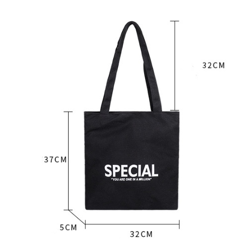 Túi tote ,Đeo vai vải canvas đị học đi chơi giá rẻ vừa khổ a4 thời trang hazin