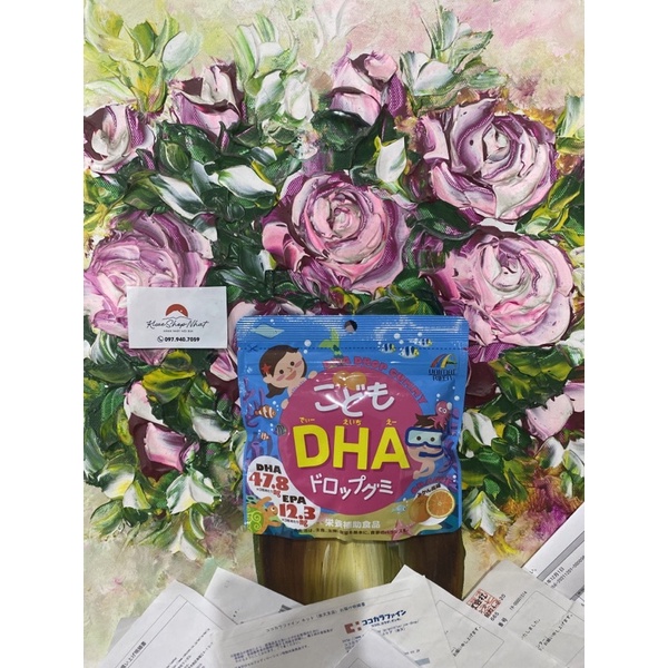 Kẹo Dẻo DHA Unimat Riken Cho Trẻ Em Nhật Bản 90 Viên