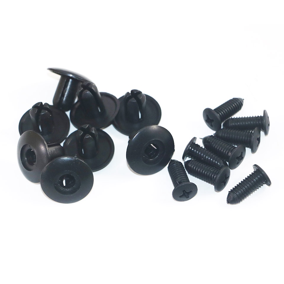 Set 100 Đinh Tán Nhựa 8mm Chuyên Dụng Cho Xe Hơi