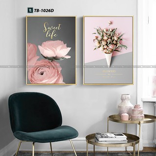 Tranh canvas set 2 tấm giá siêu xịn mà chất lượng hoàn hảo