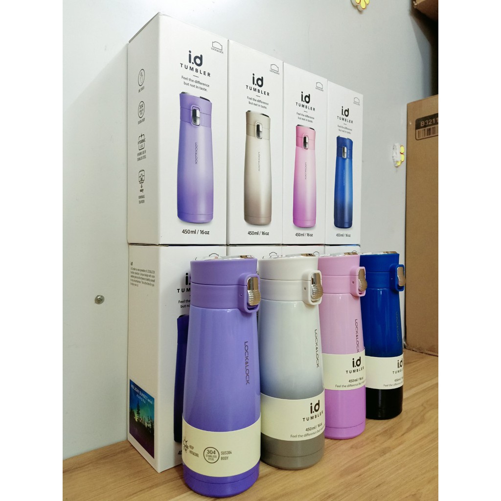 Bình Giữ Nhiệt Holiday Sunset I.d Tumbler Lock&Lock 450ml