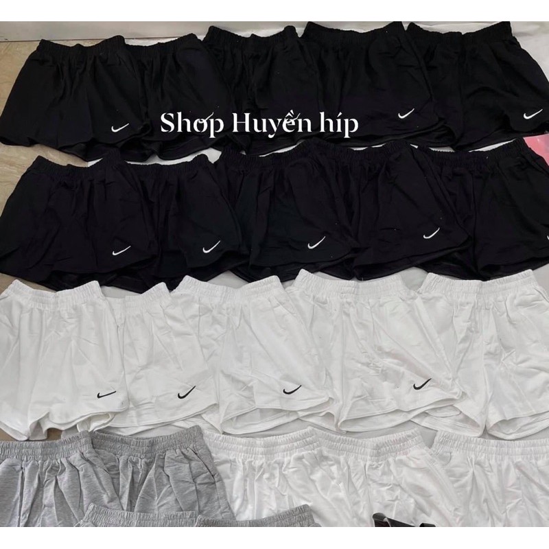 SIÊU HOT] Quần Đùi Thể Thao Nữ Thêu Phẩy 🌸Short Thun Ngắn Dáng Rộng Cạp Chun, Sooc Mặc Nhà Phong Cách Hàn Quốc | BigBuy360 - bigbuy360.vn