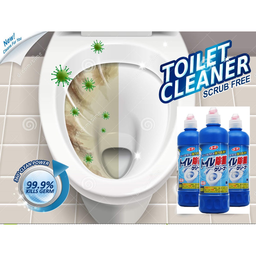 Nước tẩy Toilet đậm đặc siêu sạch, không mùi nhập khẩu Nhật Bản