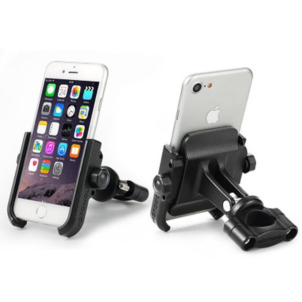 GIÁ ĐỠ ĐIỆN THOẠI MOTOWOLF KIÊM SẠC PIN CHẤT LIỆU NHÔM CAO CẤP