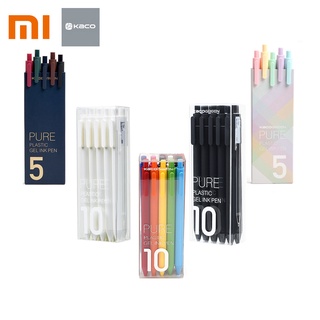 Chính hãng xiaomi mijia kaco pen 0.5mm gel pen bút ký kaco core bút ký siêu bền đổ mực đen + kaco refills