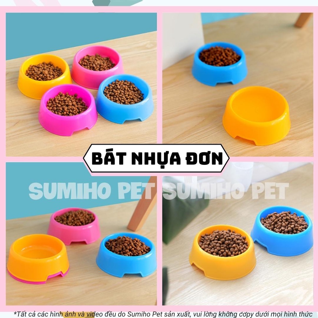 Bát ăn và nước uống cho thú cưng Sumiho chất liệu lúa mạch thân thiện môi trường