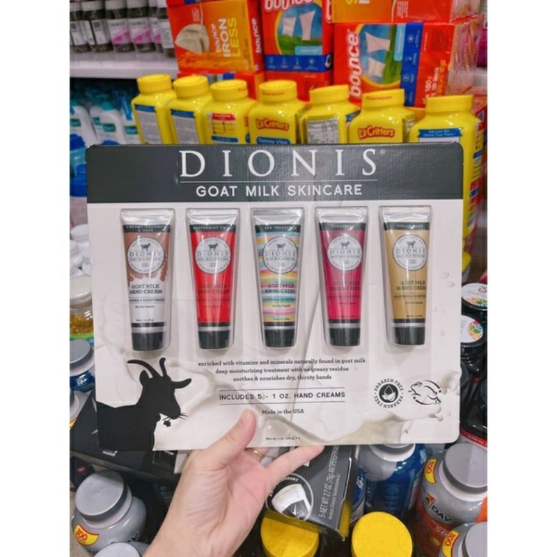Kem dưỡng ẩm da tay Dionis Goat Milk Hand Cream 28g- tinh chất sữa dê 𝐔𝐒𝐀