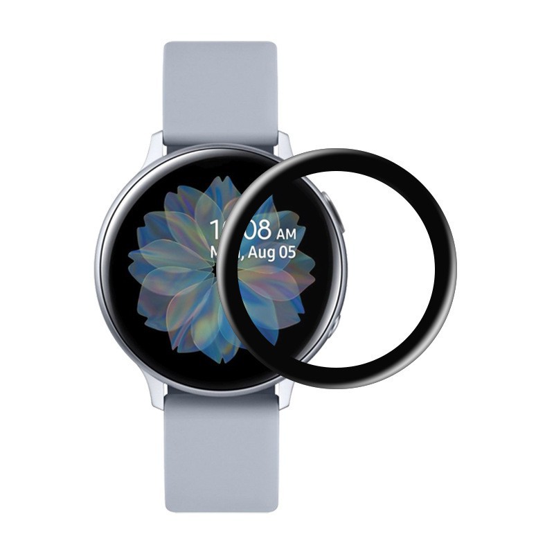 Cover for Samsung Galaxy Watch Active 2 40mm 44mm Screen Protector Active2 Film Guard 3D HD Curved Glass Full Protective Films