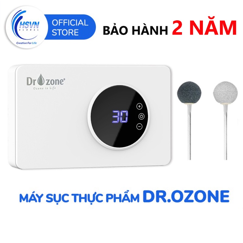 Máy sục Ozone rửa thực phẩm - khử độc 2 vòi HSVN Global
