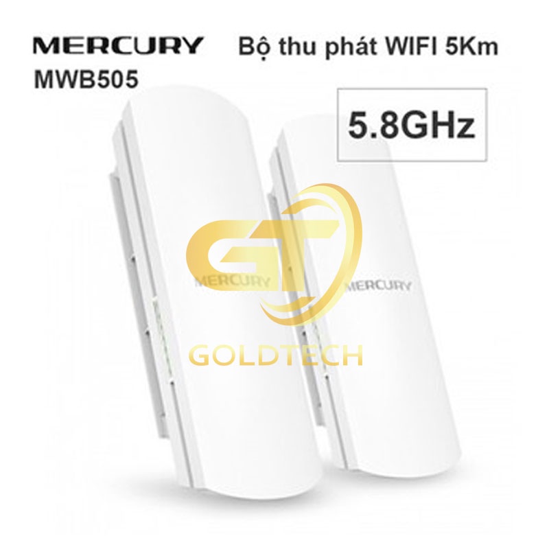 Bộ thu phát Wifi không dây MWB505 ngoài trời 5G dùng cho Camera IP...