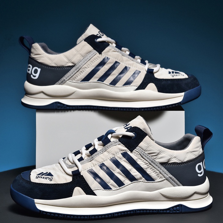 Giày Thể Thao Nam PANTOFII - Giầy Sneaker Màu Xanh Than - Mẫu Mới 2022, Dễ Phối Đồ, Ôm Chân - G5528