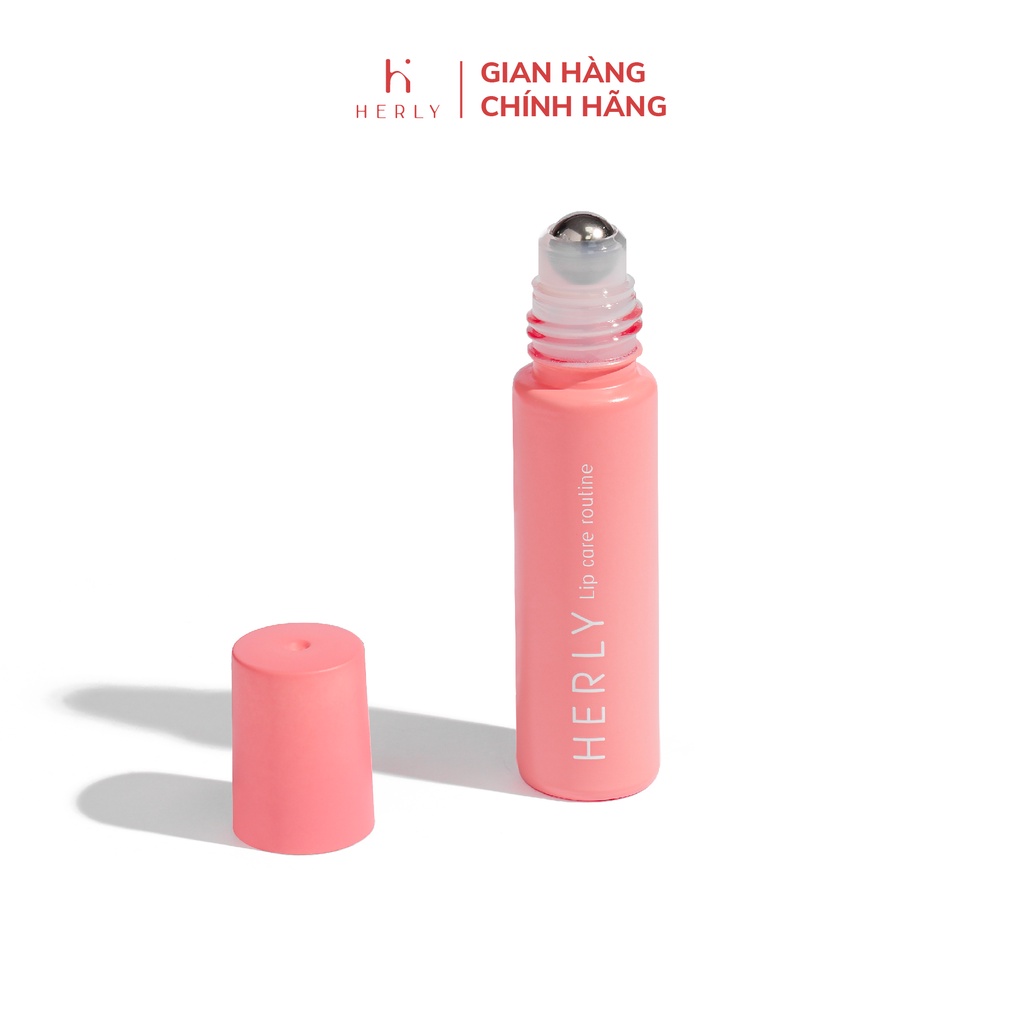Thanh lăn làm hồng môi HERLY Lip Oil từ dầu dưỡng tự nhiên tái tạo sắc tố 10ml [HL03]