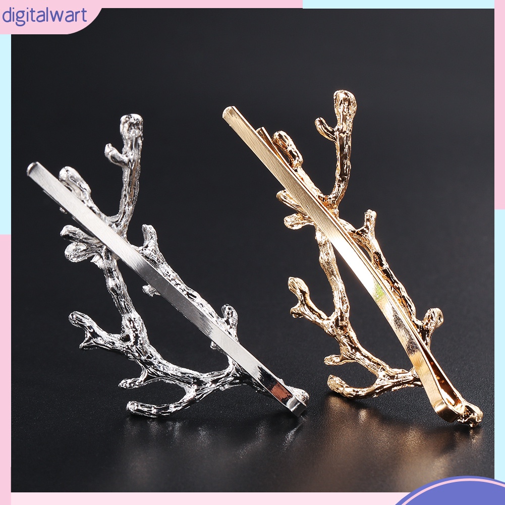 1 Kẹp Tóc Hình Sừng Hươu Phong Cách Vintage Dành Cho Nữ